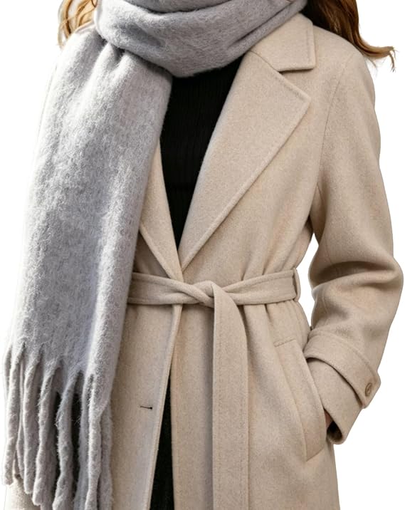 Winter Women Warm Scarf Women's Winter Scarfs for Women Colorful Plaid Scarves Thick Blanket Chunky Scarf
