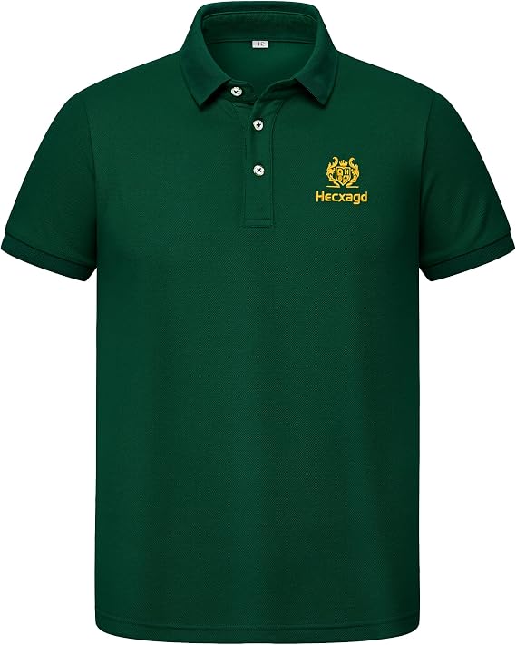 Boys Polo Shirt Cotton Performance Kids Golf Polo Shirts Short Sleeve Dry Fit School Uniform for Boys to Youth Polos 4T-16Y