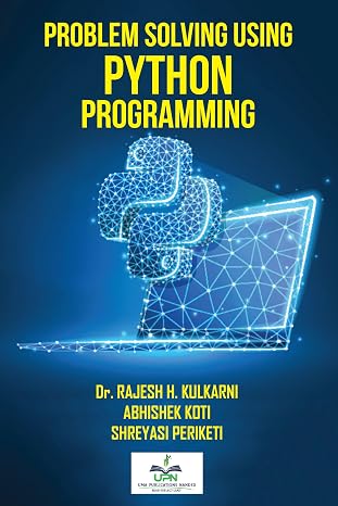 Problem Solving Using Python Programming