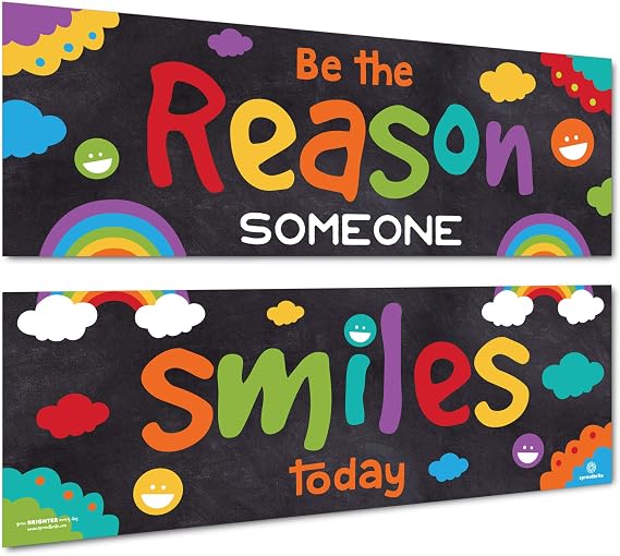 Sproutbrite 2 Pack 13.5" x 39" Educational Posters