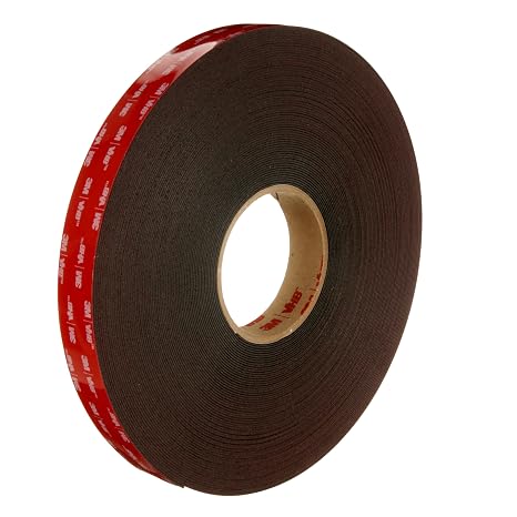 3M VHB Tape 5952 Double-Sided Acrylic Foam Tape, Black, 1 in x 36 yd
