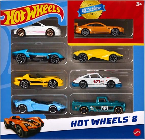 HPV78 Hot Wheels 8-Piece Car Set