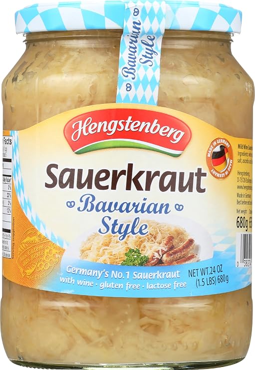 Hengstenberg Bavarian Sauerkraut 24 oz.(Pack of 2)