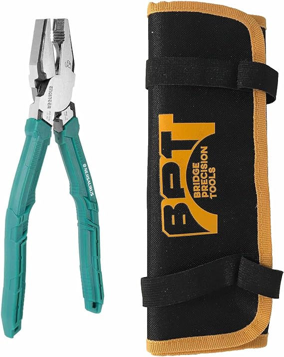 ENGINEER PZ-78 Side Cutters Pliers & BPT-PCH Tool Pouch Bundle (Made in Japan)