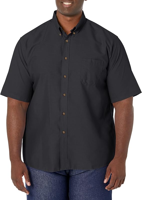 Red Kap Men's Men's Short Sleeve Poplin Dress Shirt Shirt
