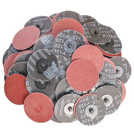 3" inch Sanding Disc R-Type Sandpaper Quick Change Disc,Surface Conditioning Grinding Pad Abrasive Disc (120)