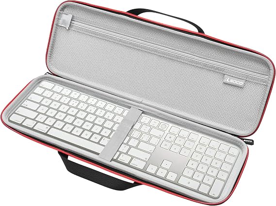 RLSOCO Carrying Case for Apple Magic Keyboard with Numeric Keypad/Apple Magic Keyboard and Mouse - Black (Case Only)