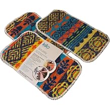 Kilo Jumbo Non-Scratch Scourer, Multi Purpose, Environmentally Friendly Scrubby Cleaning Cloth – Multi Colour (24x14cm Set of 3)