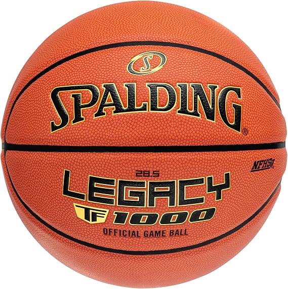 Spalding Legacy TF-1000 NFHS Official Game Ball, Indoor Basketball