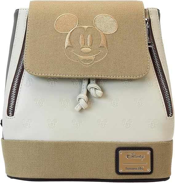 Loungefly Disney Mickey and Friends Canvas Mini Backpack