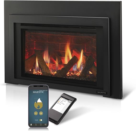 Majestic Ruby 25-Inch Direct Vent Natural Gas Insert Kit (MAJ-RUBY-25-KIT)