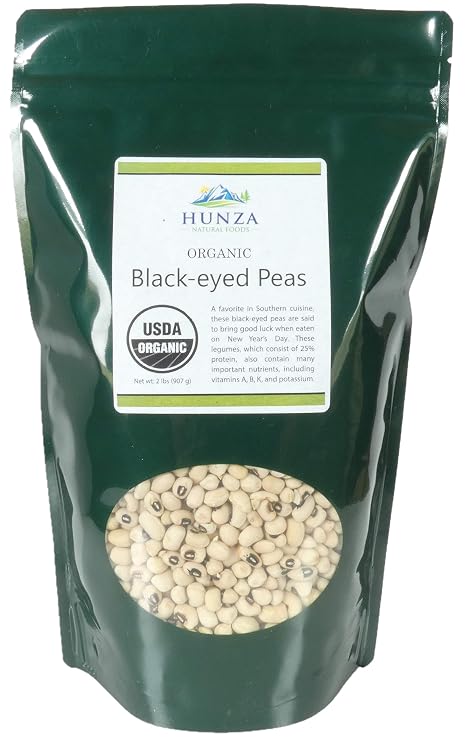 Hunza Organic Black-eyed Peas / Cowpeas (2 lbs)
