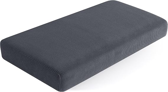 SUBRTEX Couch Slipcover RV Seater Slip Covers Loveseat Stretch Durable Sofa Spandex Elastic Furniture Protector for Settee Seat for Replacement in Livingroom, Medium, Gray