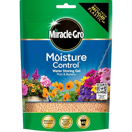 Miracle-Gro Moisture Control Water Storing Gel for Pots &amp; Baskets, 200g