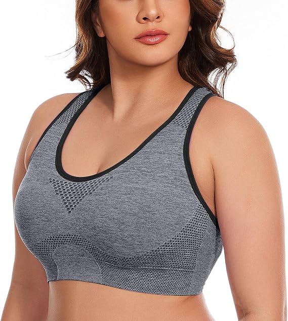 Women's Breathable Plus Size No Underwire No Marks Hollow Bra Thin Yoga Underwear Bras Strapless for Women