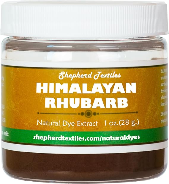 Himalayan Rhubarb Extract Natural Dye, 1 oz.