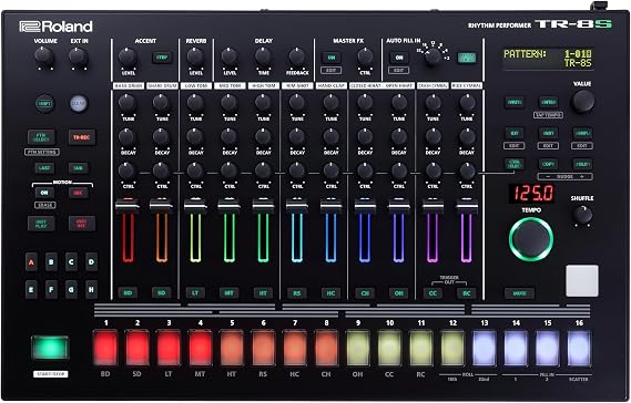 Roland TR-8S Rhythm Performer | Advanced Drum Machine with Classic TR Drum Sounds Including the TR-808, TR-909, TR-707, TR-727, TR-606 & CR-78 | ACB Technology | 128 Kits | Customizable Effects
