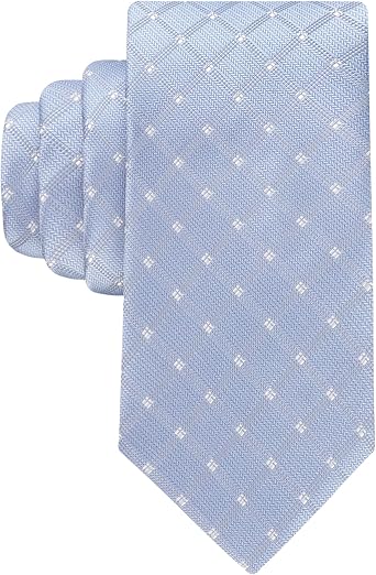 Haggar Men's Grid Pattern Self-tie Necktie