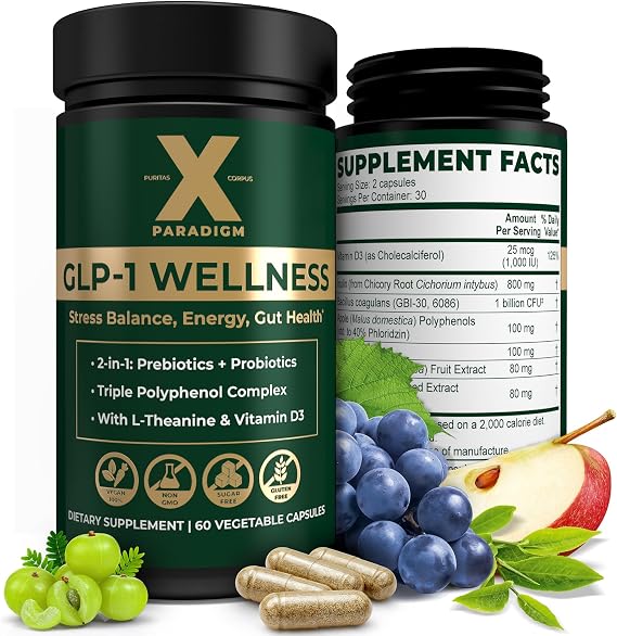 GLP-1 Wellness Support, 60 Count