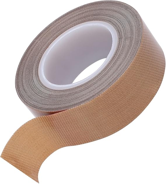 Teflon Tape, High Temperature Teflon Tape, (2inch x 10m x 0.25mm) PTFE Adhesive Teflon Tape, Hand Impulse Sealers Insulation PTFE Tape for Vacuum Sealer (Thickness 0.25*Width