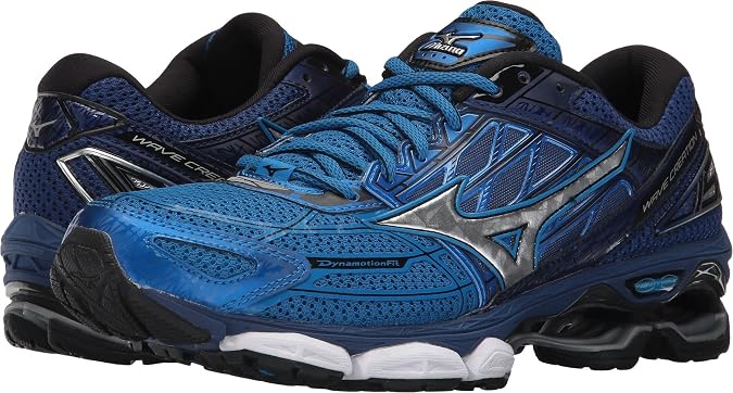 Mizuno Running Men's Men's Wave Creation 19 Running Shoes Athletic Shoe, Directoire Blue/Silver/Blueprint, 12 D US