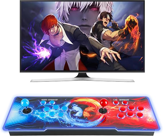 Pandora Box Arcade Game Console 32000 Games Pre-Installed Retro Game Machine for TVPC Projectors Up to 4 Players Full HD Output, Search, Store, Hide, Favorite List