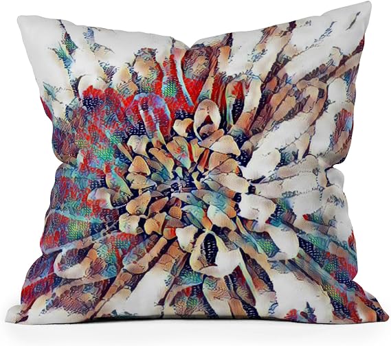 Society6 Indoor Throw Pillow, 16x16 by Sheila Wenzel Decorative Cushion for