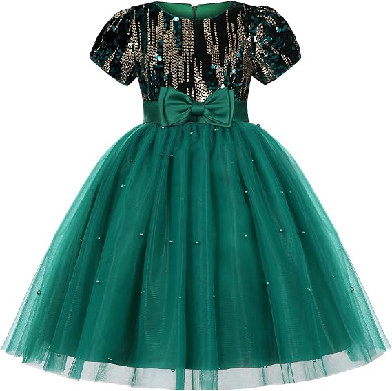Girls Dress Bridesmaid Princess Children's Birthday Ball Party
