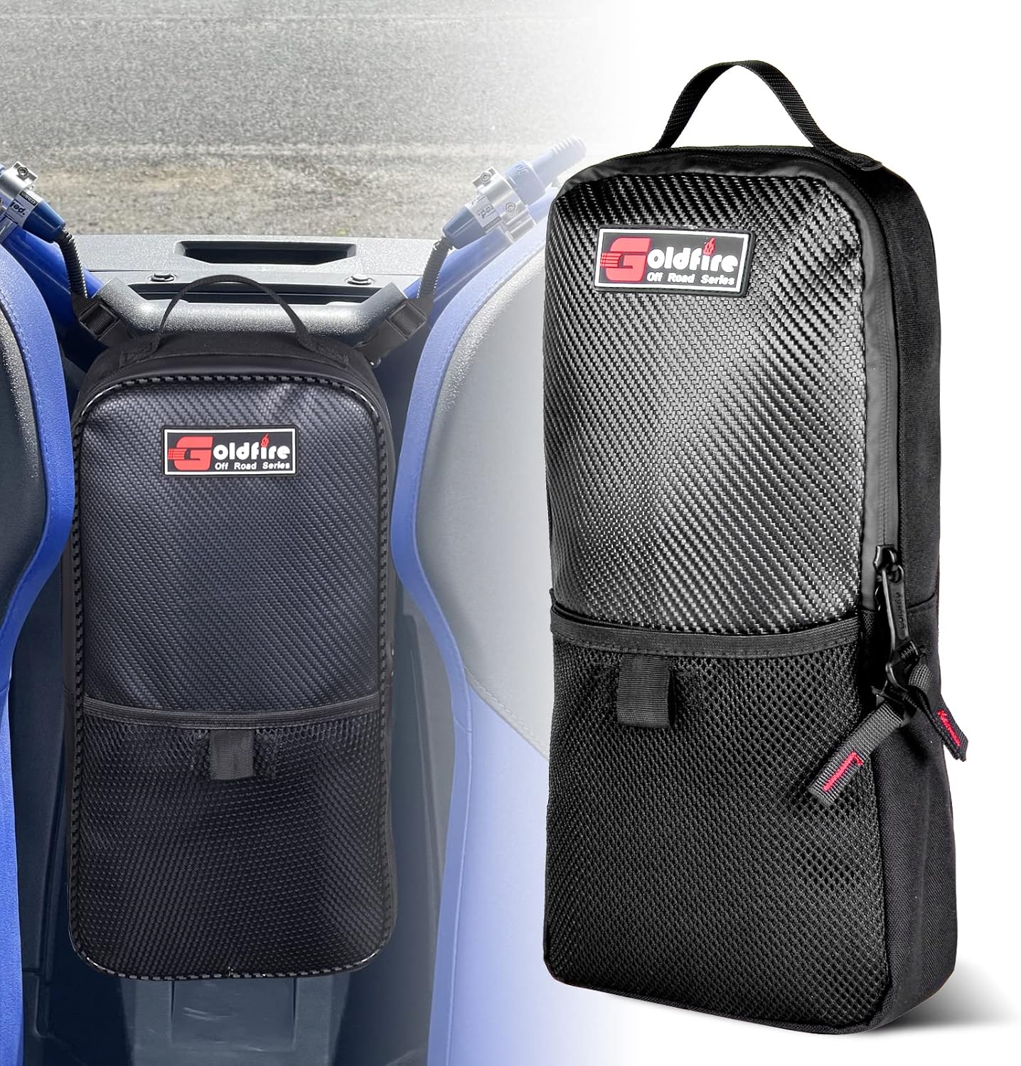 Center Bag for Talon 1000 Accessories, Black Center Seat Storage Bag Between Seat Shoulder Bag For Talon 1000R 1000X 1000X4 2019 2020 2021 2022 Easy to Carry (Black)