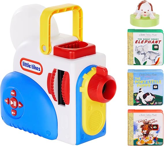 Little Tikes Story Dream Machine Starter Set, Audio Books, Little Golden Book, The Poky Little Puppy, Nightlight, Toddlers, Kids, Ages 3+