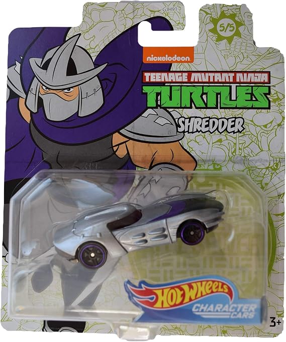 Hot Wheels Character Cars Teenage Mutant Ninja Turtles Shredder #5 of 5 Cars