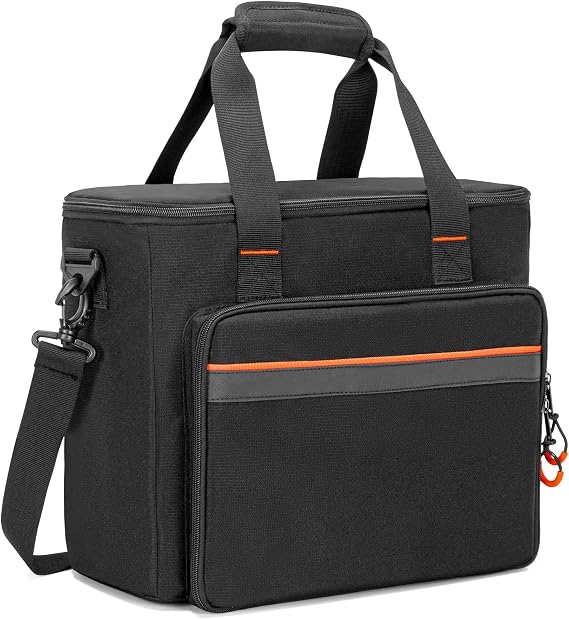 PGmoon 6-Slot Wireless Microphone Case – Thickened Padding for 6-Mic System