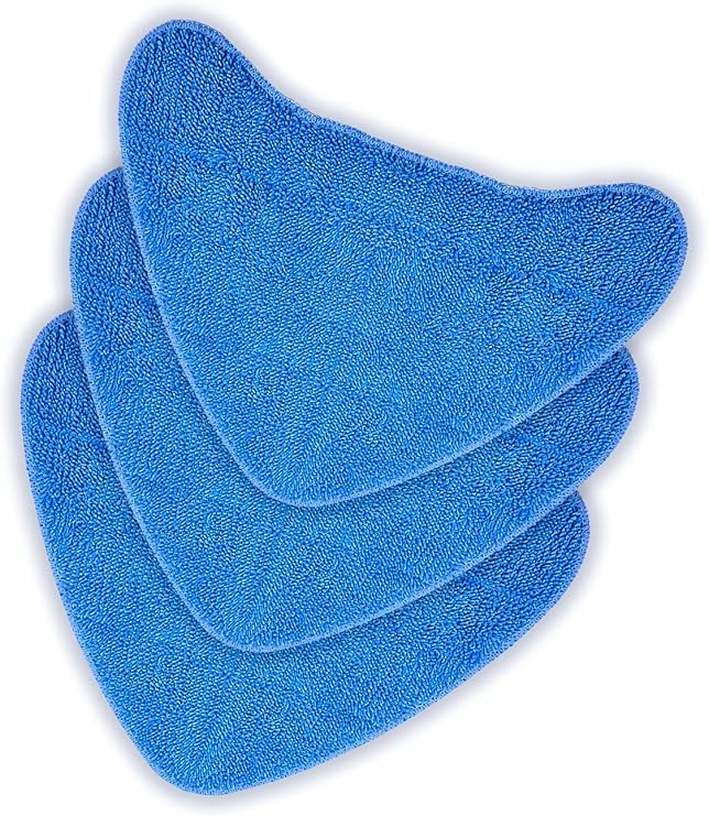 3Pack Microfiber Steamer Mop Pads Compatible with Vax Steam Mop Pads