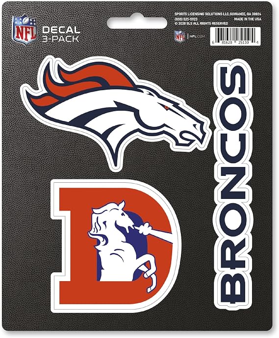 NFL Denver Broncos Team Decal