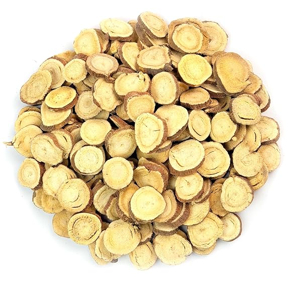 TooGet Licorice Root Slices 8 oz, Natural Dried Liquorice Root Dried Herbal Tea for Tea Drinks, Baked, Cooking and Soup, Cut & Sifted, Natural Sweetener, Caffeine Free Teas, Non-GMO
