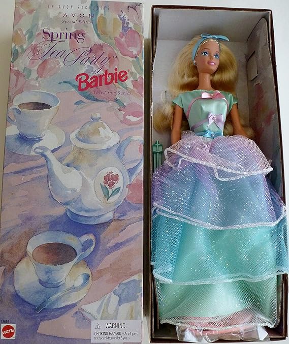 Mattel Special Edition Spring Tea Party Barbie, Blonde, Avon Exclusive