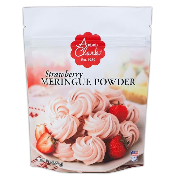 Ann Clark Strawberry Meringue Powder, 8oz