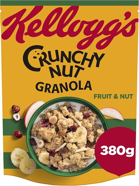 Kellogg's Crunchy Nut Fruit & Nut Breakfast Granola 380g