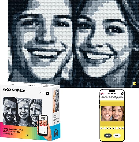 MOZABRICK PhotoBuilder Model M Yaratıcılık ve fantezi sanat içine resimlerinizi dönüştürmek için!