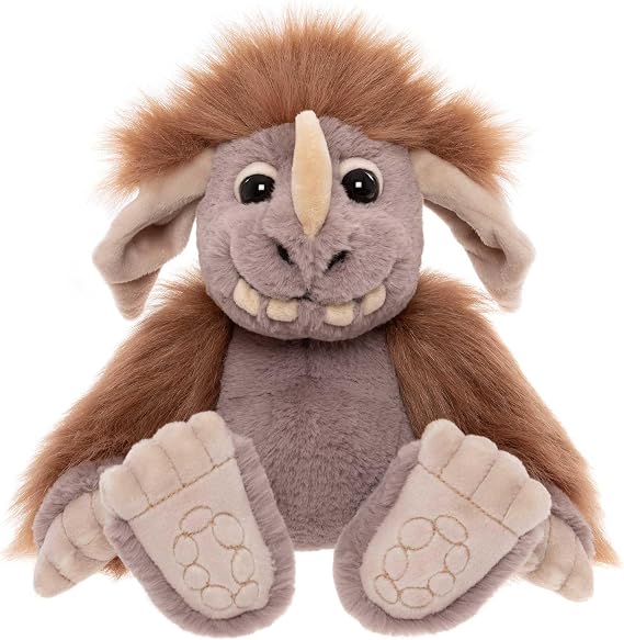 Charlie Bears Pebble | Soft Mythical Ogre Fantasy Plush Character for Kids | Bearhouse Stuffed Toy