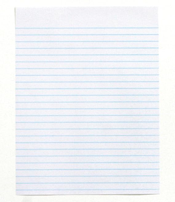 School Smart Composition Paper, No Margin, 8-1/2 x 11 Inches, White, 500 Sheets