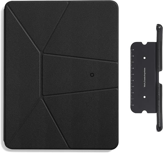 MOFT Dynamic Folio Case for iPad Pro 13 inch Jet Black & Pencil Holder for Apple Pencil