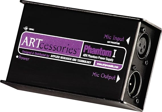 ART Phantom I 48V Phantom Microphone Power Supply