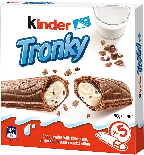 Kinder Kinder tronky Biscuits x5 90g - The package of 90g