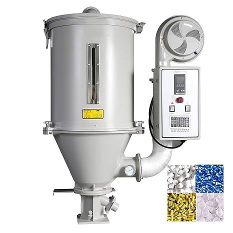 Hopper Type Plastic Dryer Plastic Drying Machine Injection Molding Machine Plastic Hopper Dryer with 55lbs Capacity for PP PE PVC 220V