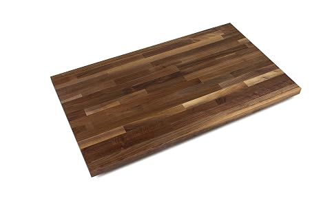 John Boos WALKCT-BL7225-O WALKCT-BL6025-O Blended Walnut Counter Top with Oil Finish, 1.5" Thickness, 72" x 25"