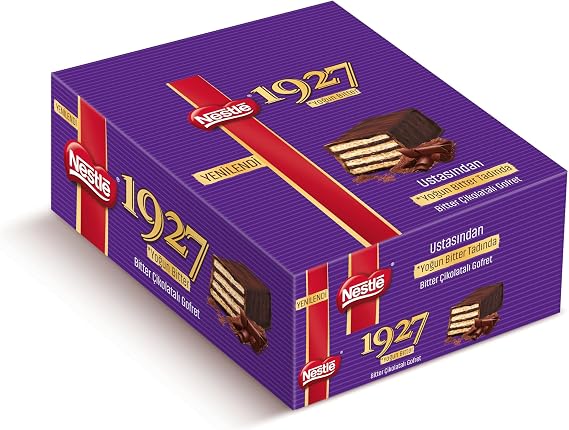 Nestlé 1927 Bitter Gofret, 28 g x 12