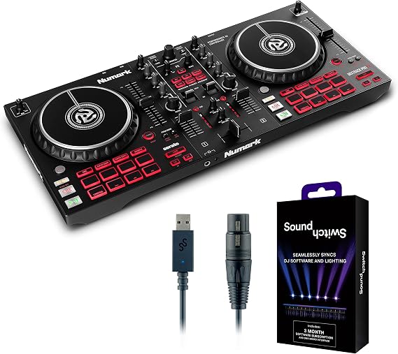 Numark Mixtrack Pro FX & Micro DMX Interface Seamlessly synchronizes DJ software and lighting