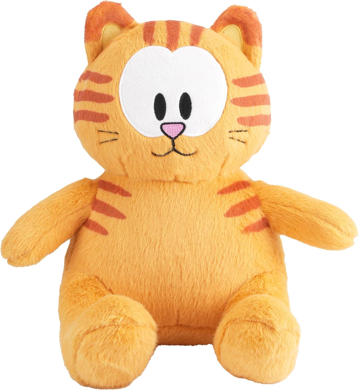 Juju Fat Orange Cat Plush - Tabby Stuffed Animal - Cat Plushie - Cute Toy for Kids 12 in