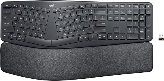 Logitech Ergo K860 Wireless Ergonomic Split Keyboard with Wrist Rest